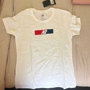 K2 Women's White Short Sleeve Tee